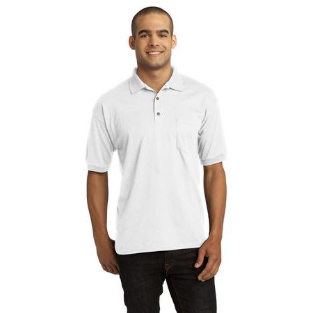 Gildan DryBlend 6-Ounce Jersey Knit Sport Shirt with Pocket. 8900