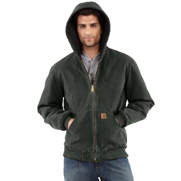 J130 - MEN'S SANDSTONE ACTIVE JAC/QUILTED FLANNEL LINED